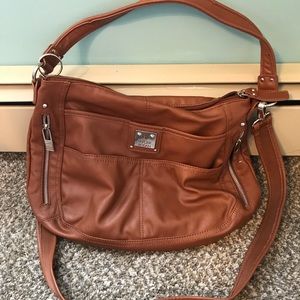 Tyler Rodan brown purse/crossbody/satchel